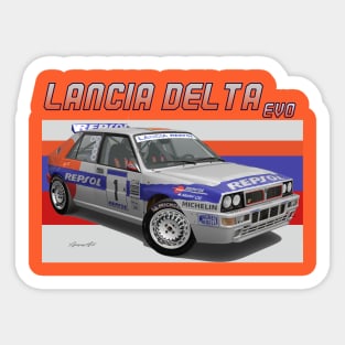 Lancia Delta EVO GrpA Sticker